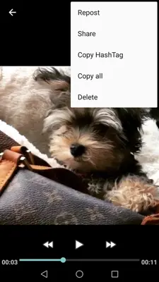 Video Downloader for Instagram android App screenshot 1