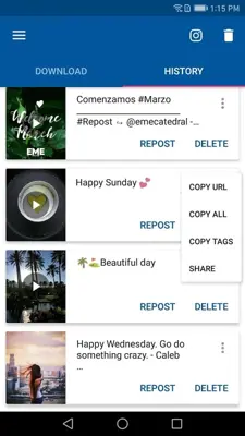 Video Downloader for Instagram android App screenshot 2